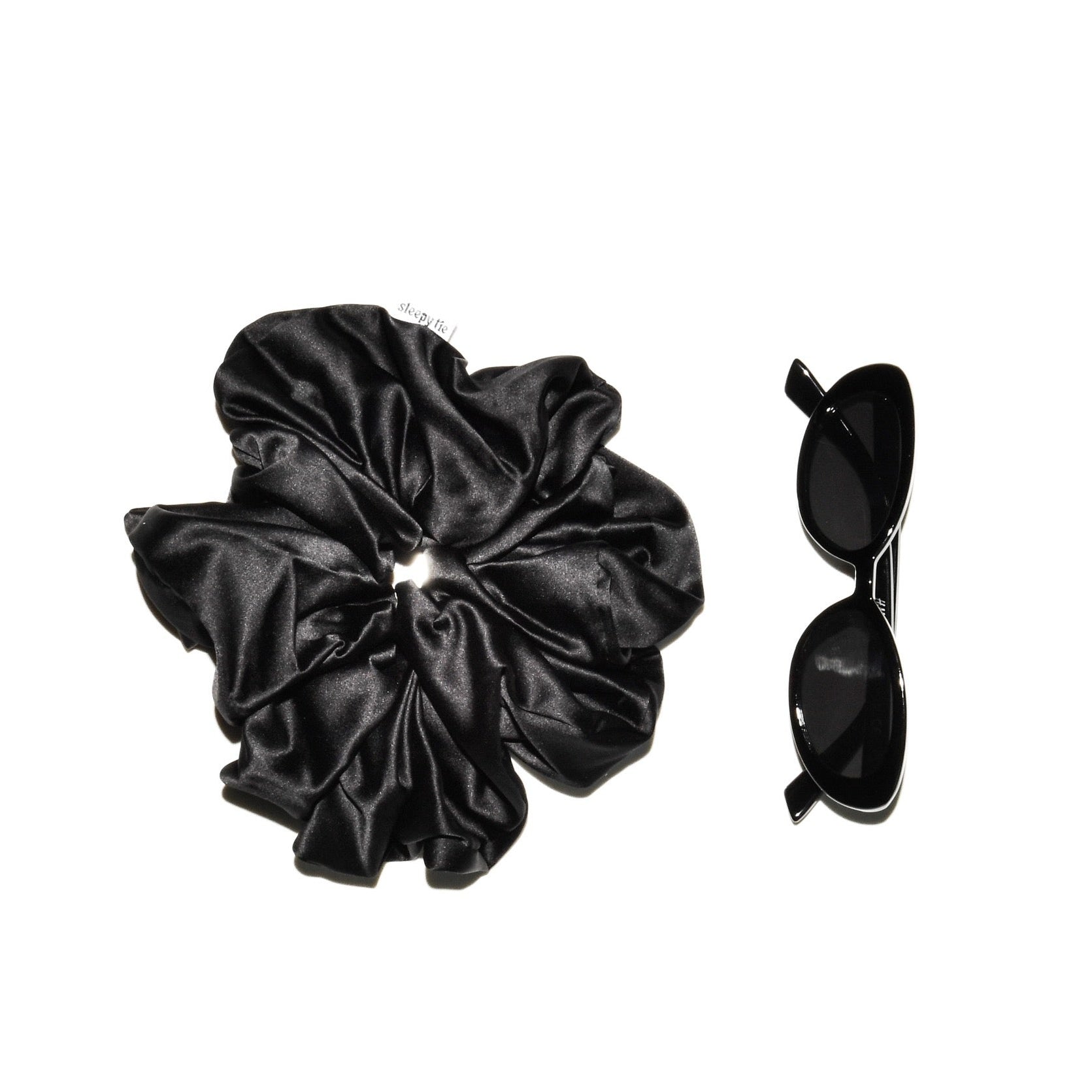 The Oversized Luxe Scrunchie Midnight
