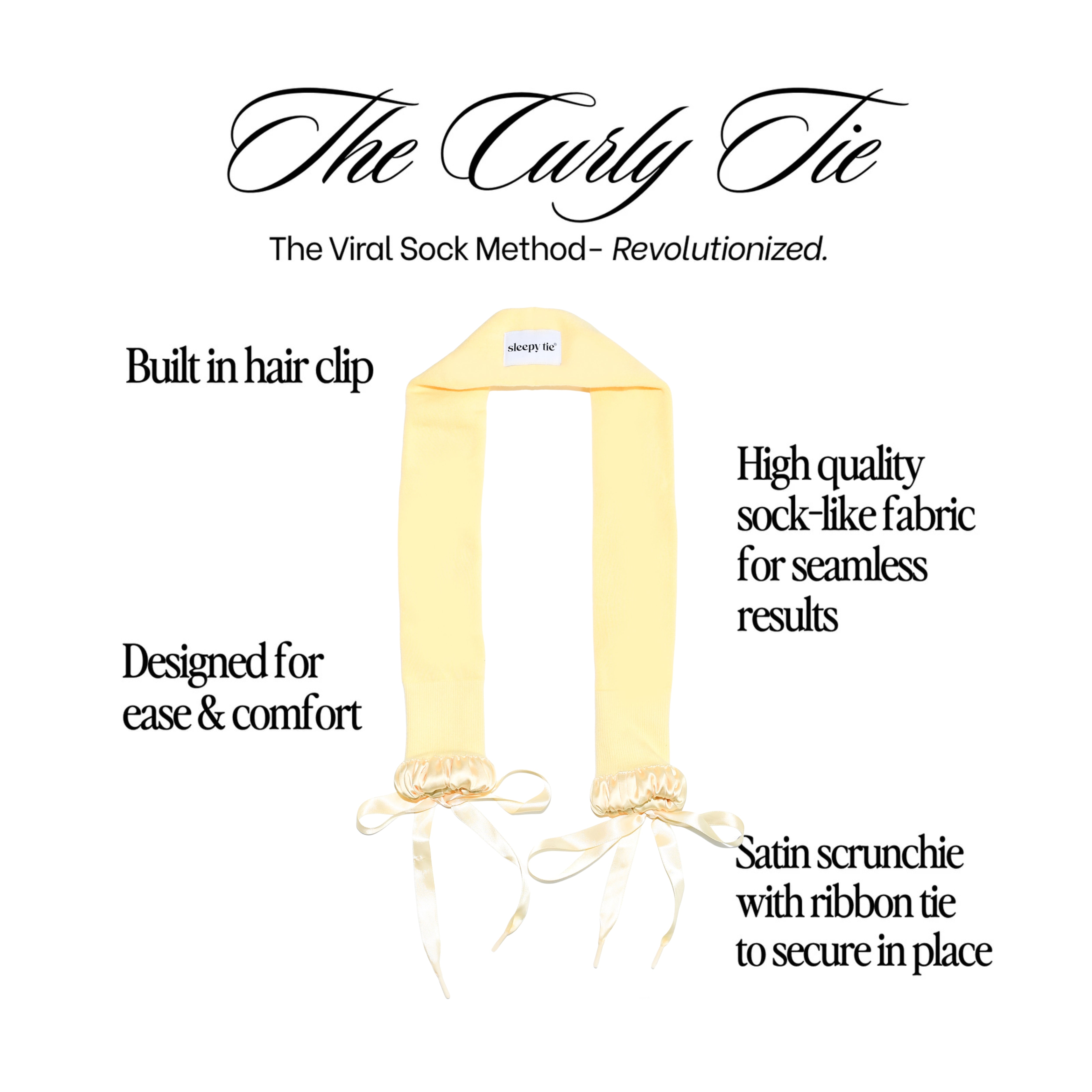 The Curly Tie Sunshine